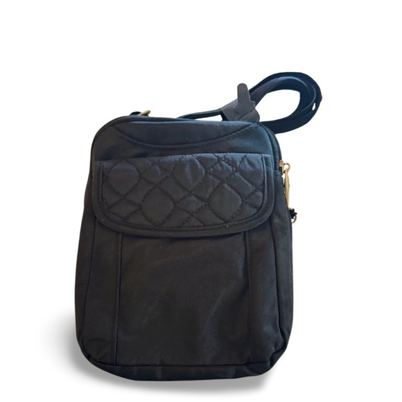 Travelon Anti-Theft Signature Quilted Slim Pouch Crossbody Purse - Picture 13 of 16